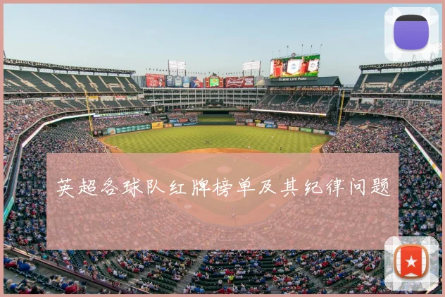 英超各球队红牌榜单及其纪律问题